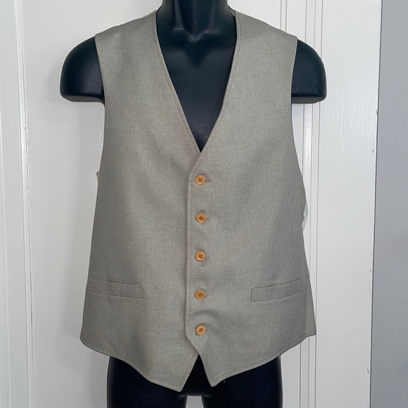 Vintage Jackets & Coats Vintage 7s80s Mens Tan Suit Vest Poshmark